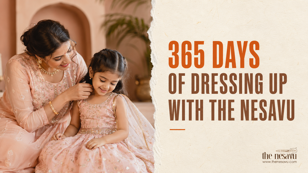 From Diwali to Daycare: 365 Days of Dressing Up with The Nesavu