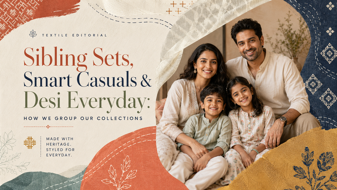 Sibling Sets, Smart Casuals & Desi Everyday: How We Group Our Collections