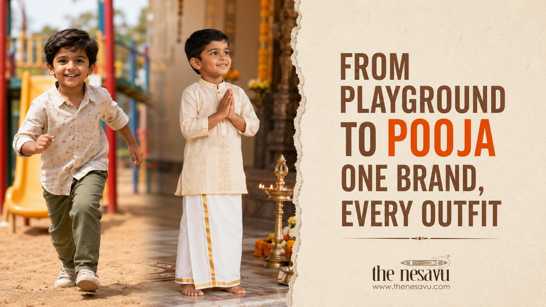 From Playground to Pooja — One Brand, Every Outfit: Why Parents Trust The Nesavu
