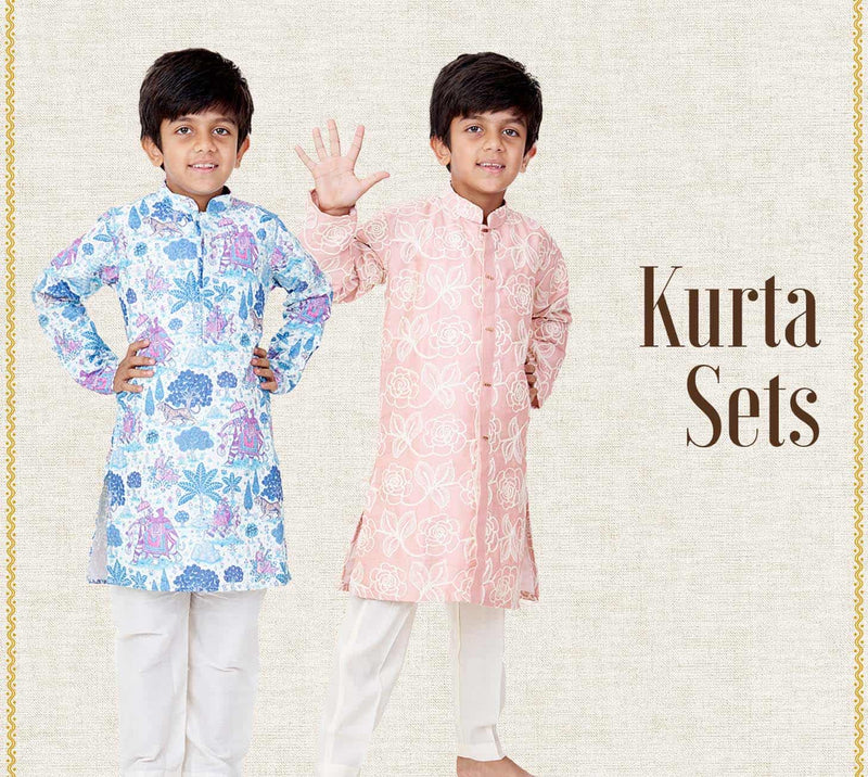 Boys Ethnic Kurtha Set