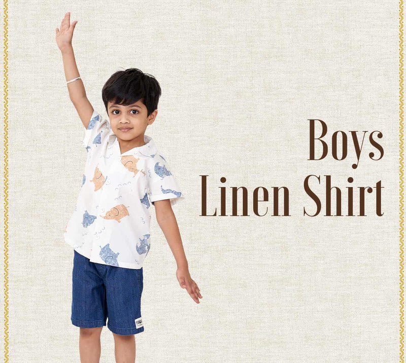 Boys Linen Shirt