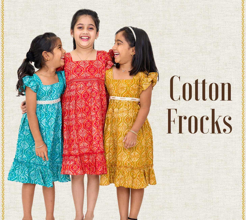 Girls Cotton Frock