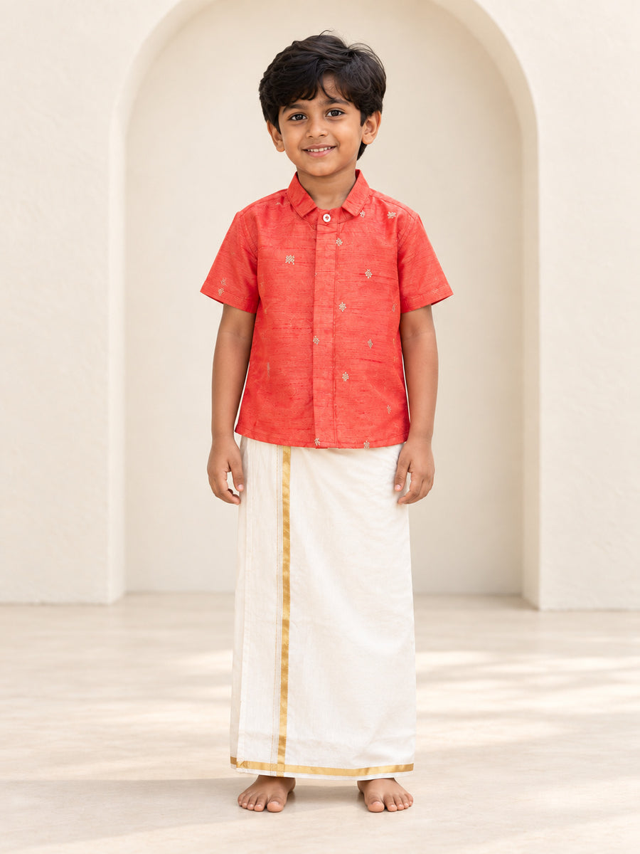 Boys Silk Shirt