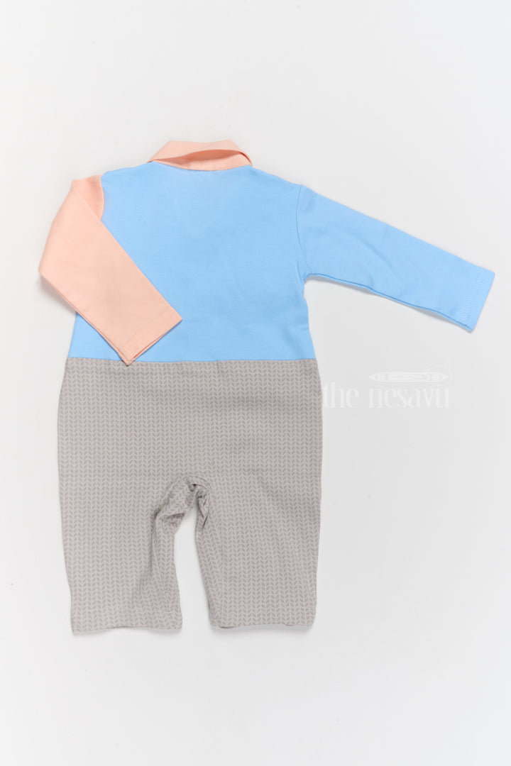 Children Dungarees with Playful Animal Prints and Pastel Tones