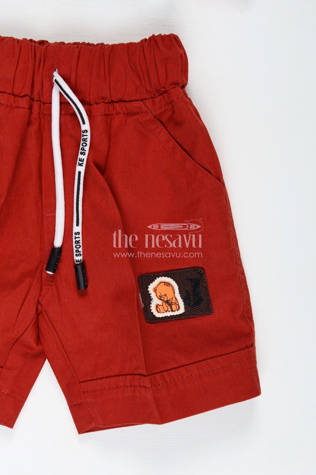 Toddler Outfit With Town Print Shirt And Red Shorts