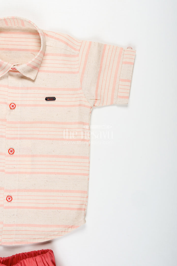 Checkered Shirt Outfit For Toddler Boys With Shorts