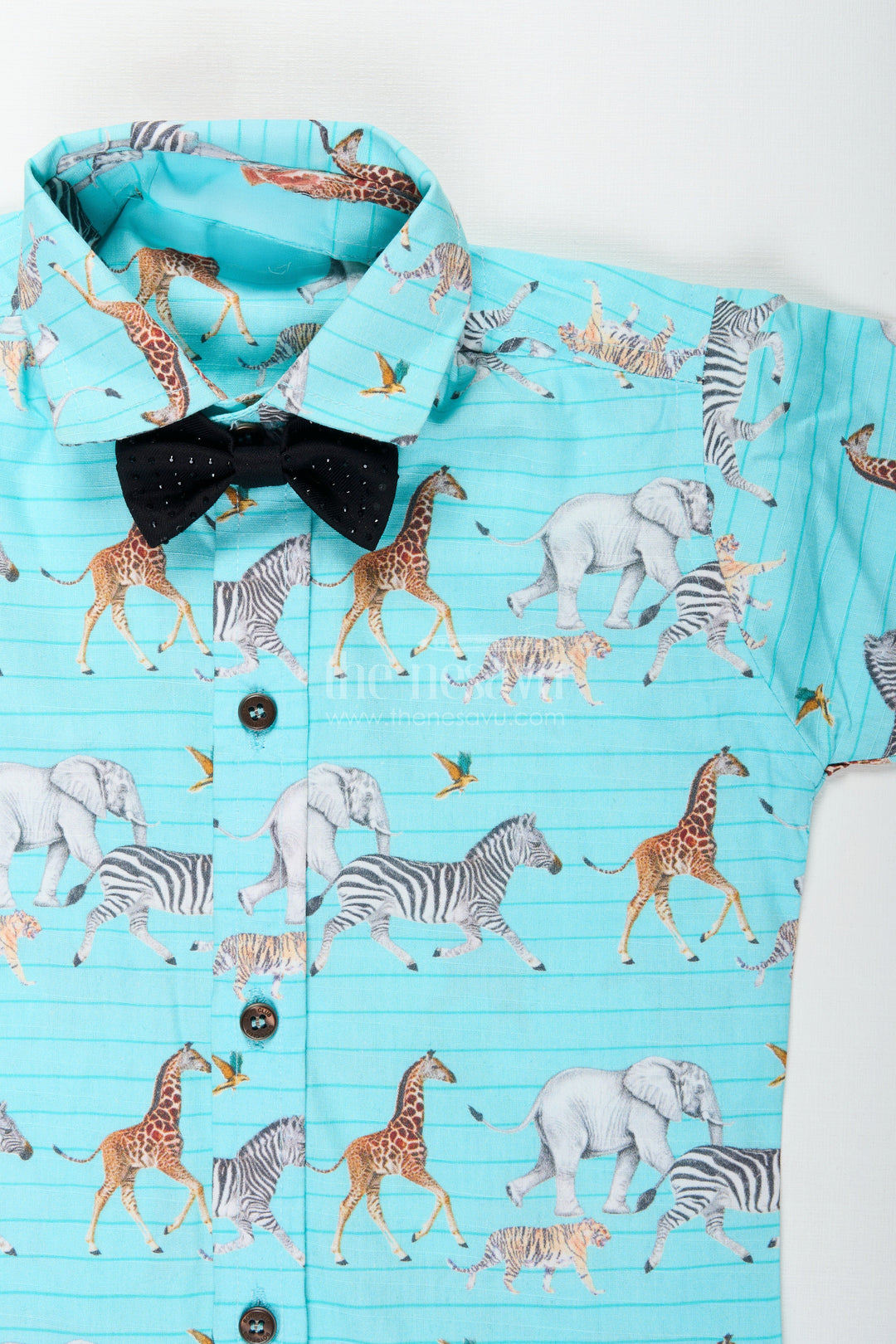 Safari Print Boys Cotton Set for Playdates and Summer Fun