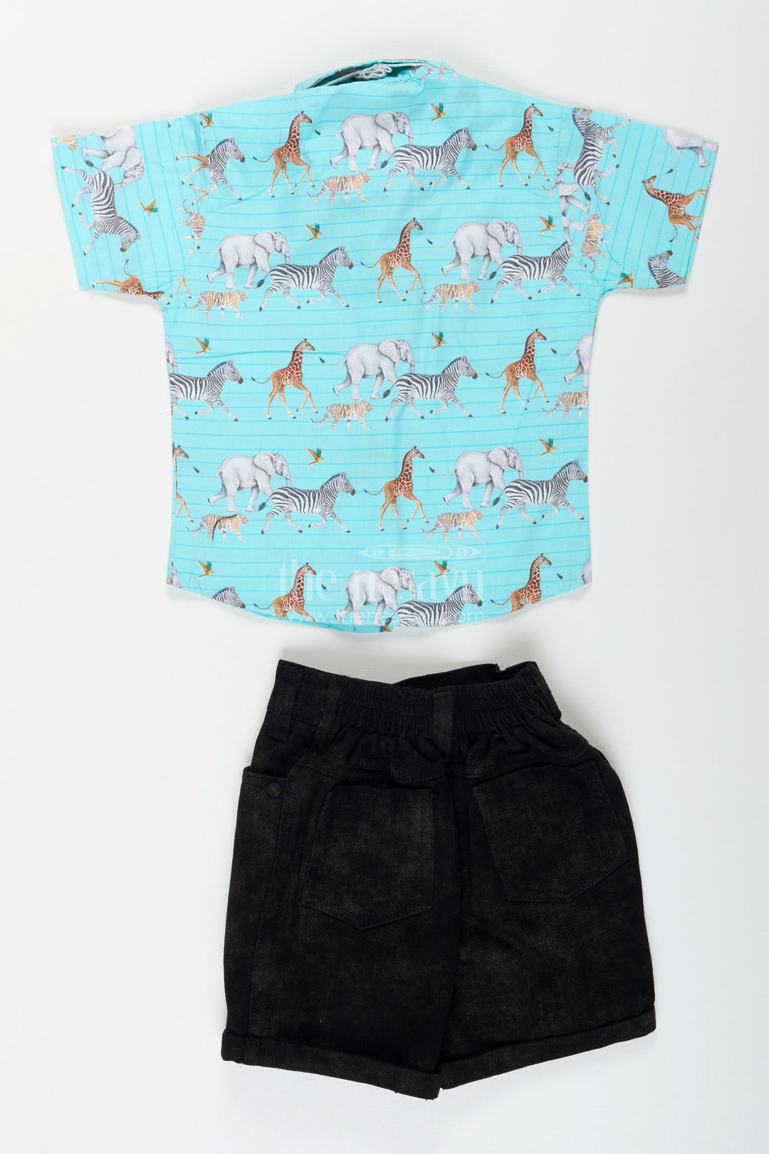 Safari Print Boys Cotton Set for Playdates and Summer Fun
