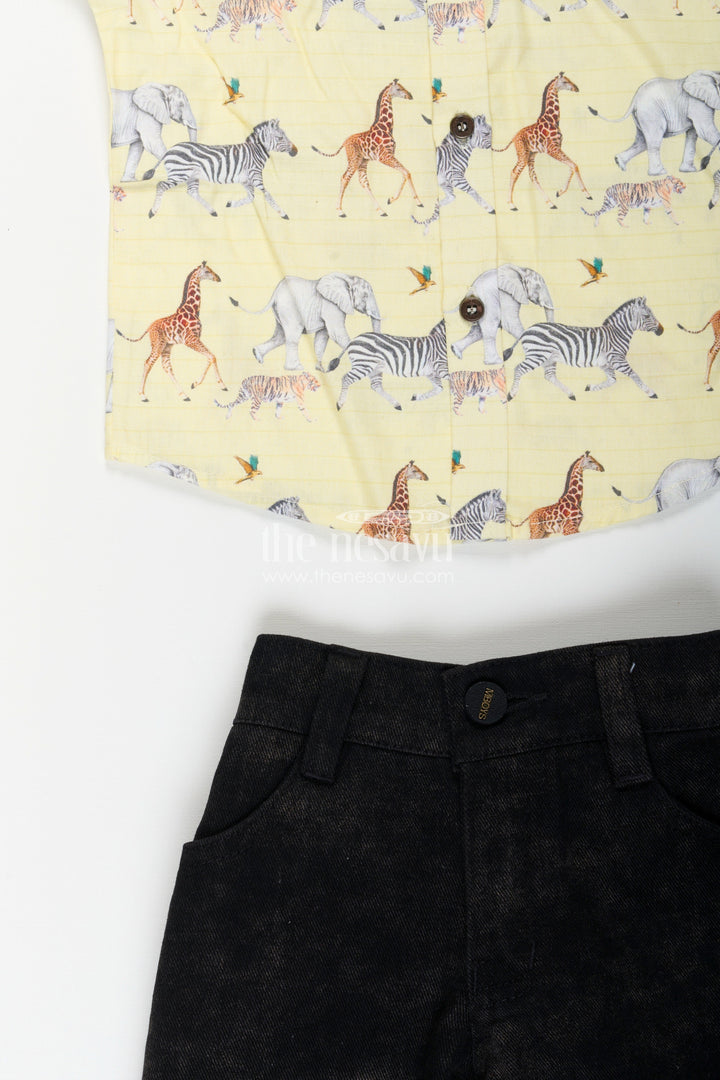 Boys Casual Shirt and Shorts Set for Birthday and Everyday Fun