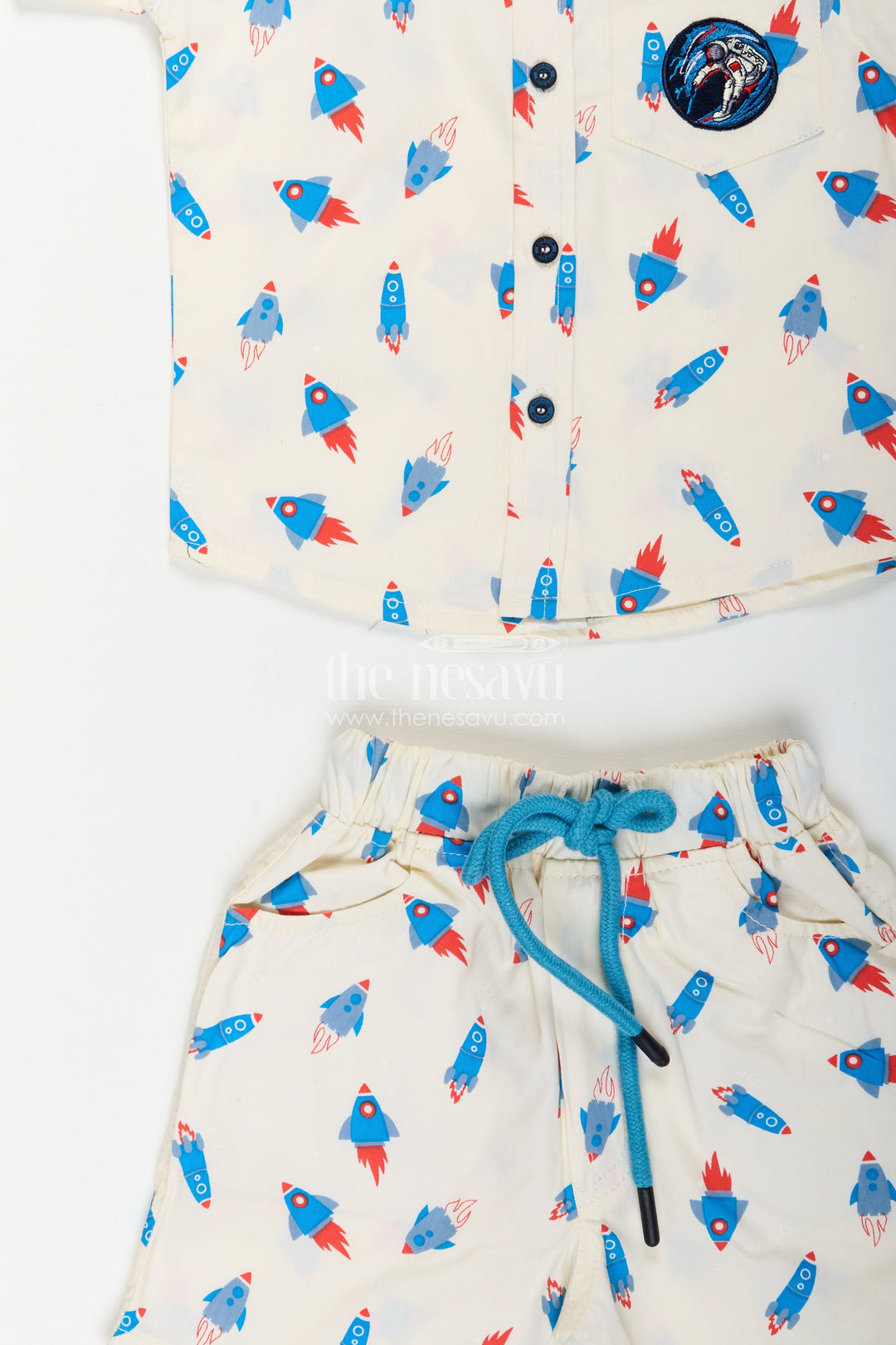 Toddler boys cotton shirt and shorts set for casual outings