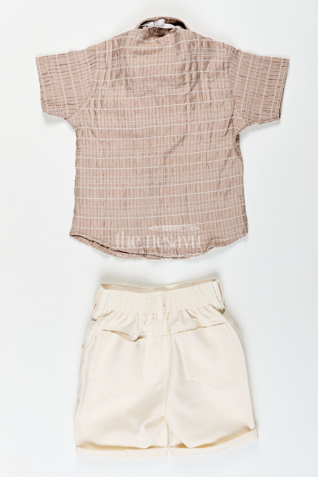Toddler boys summer outfit with bow tie for family functions