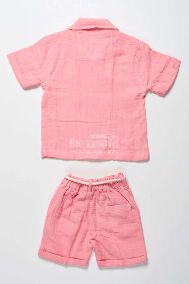 Baby Boys Muslin Cotton Casual Set for Summer Comfort