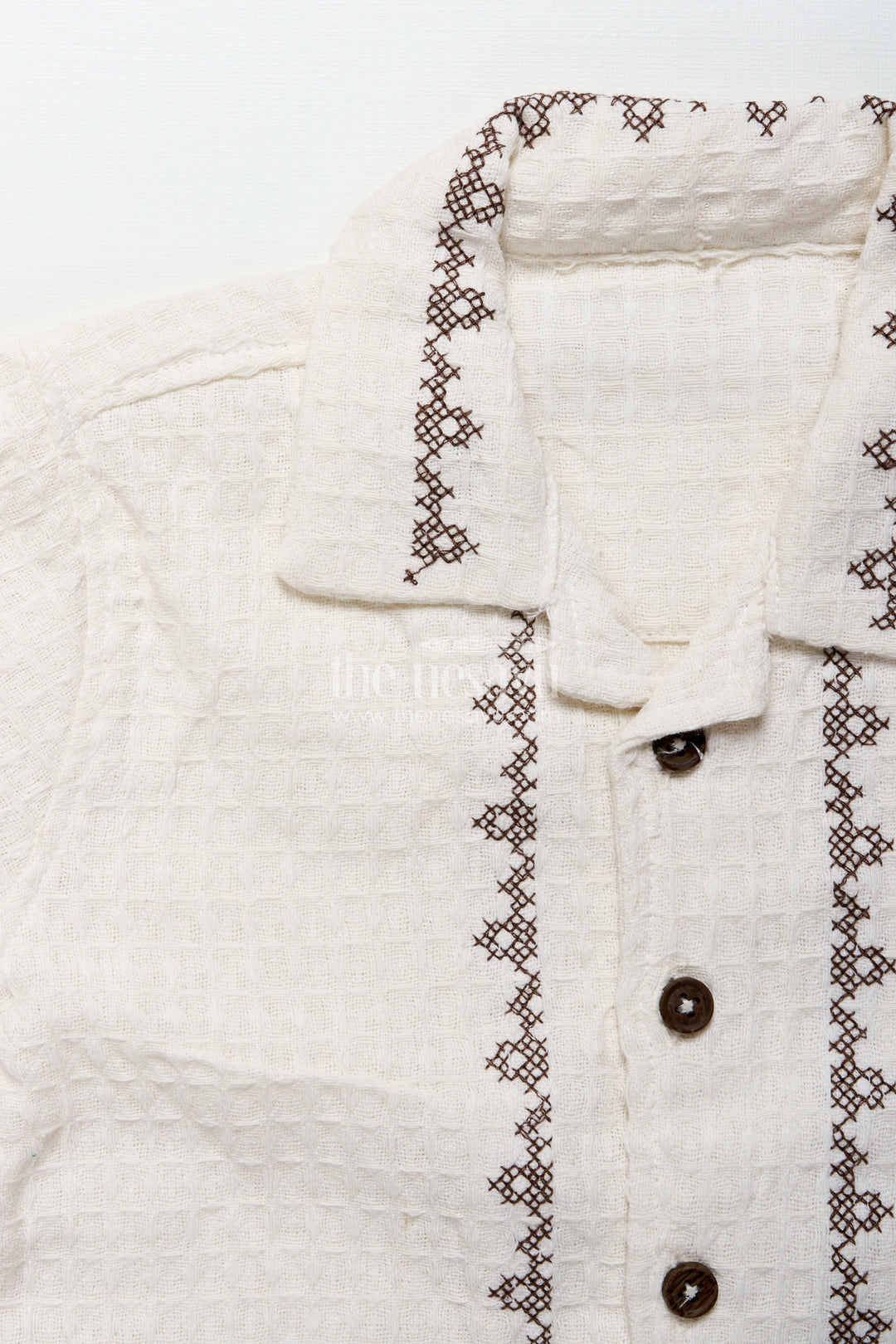 Toddler Boys Cotton Embroidered Set for Traditional Occasions