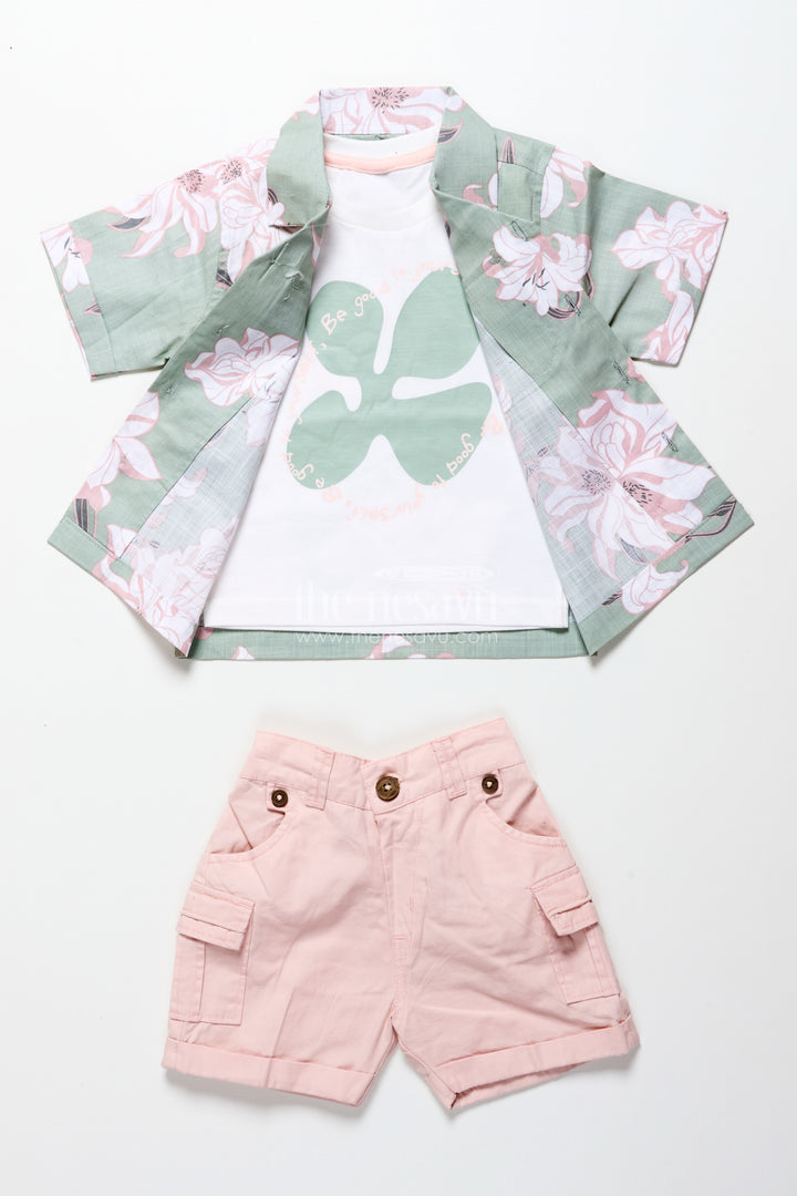 Baby Boys Digital Print Set for Casual Dressing and Day Trips