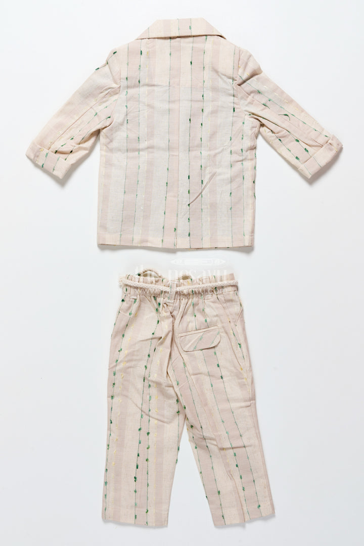 Baby Boys Embroidered Blazer Set for Traditional Celebrations