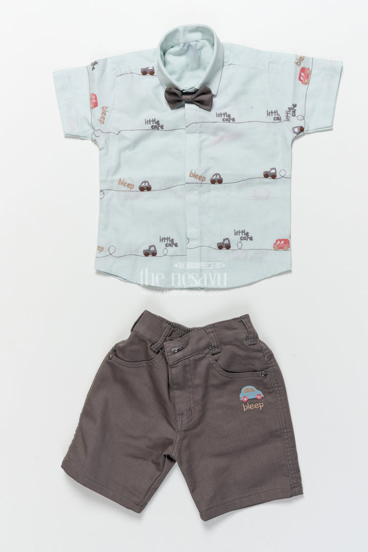 Boys Shirt and Shorts Set for Playdates and Outings