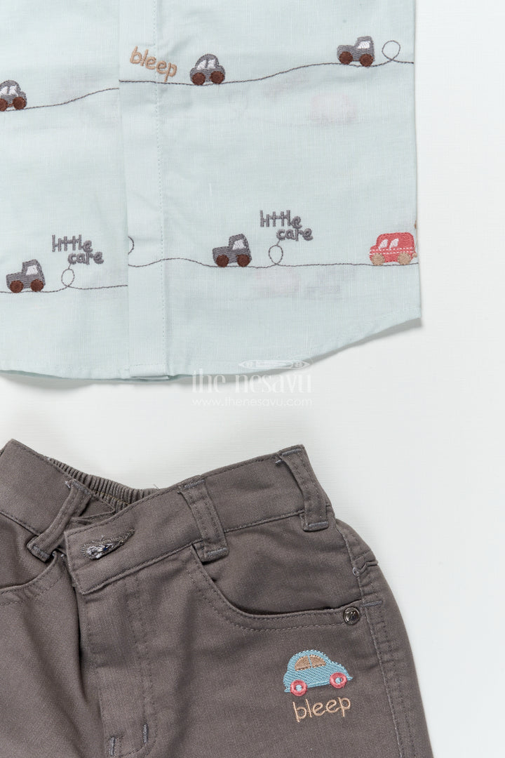 Boys Shirt and Shorts Set for Playdates and Outings