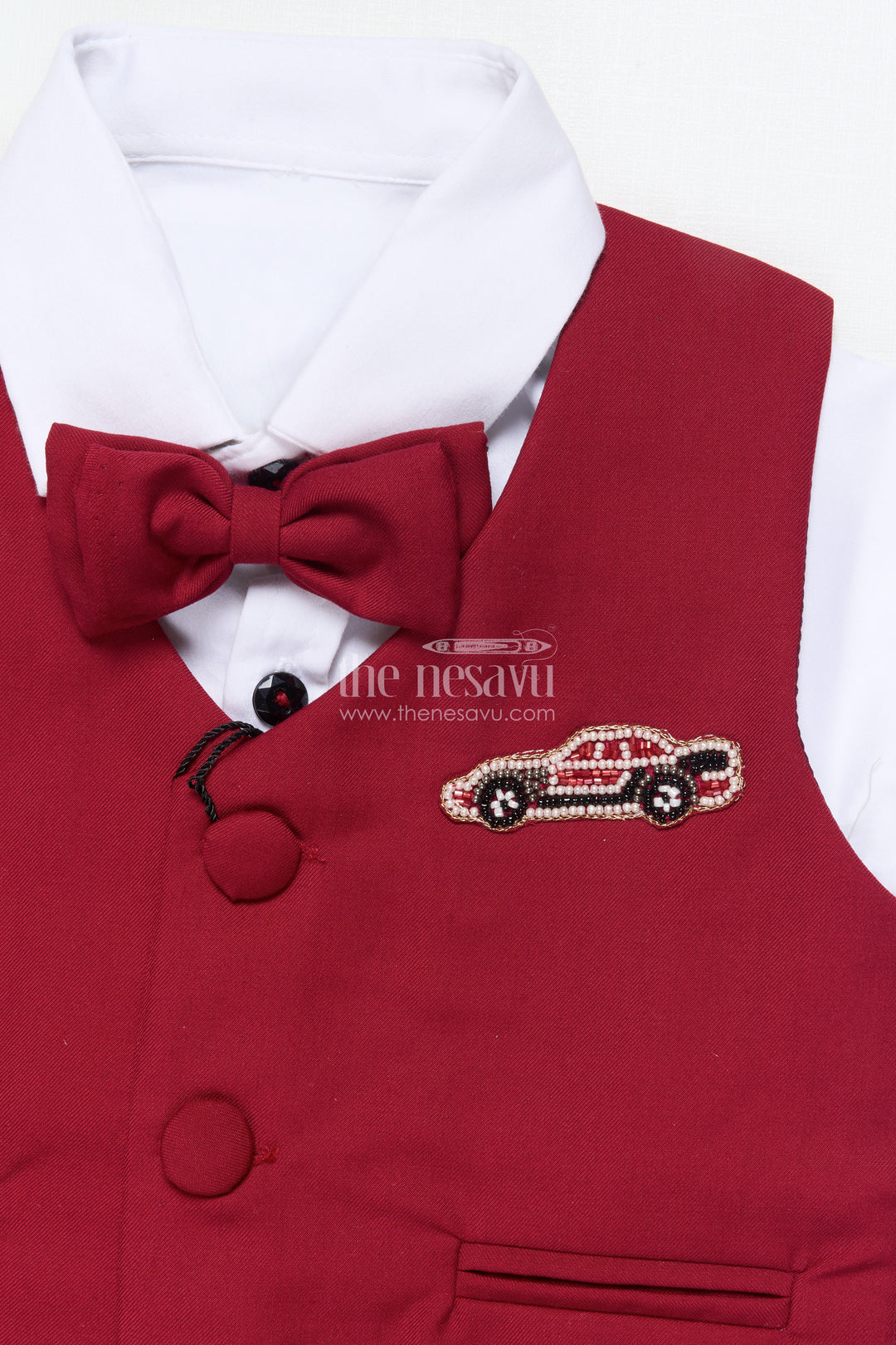 Boys Partywear Set with Waistcoat for Birthdays and Family Events