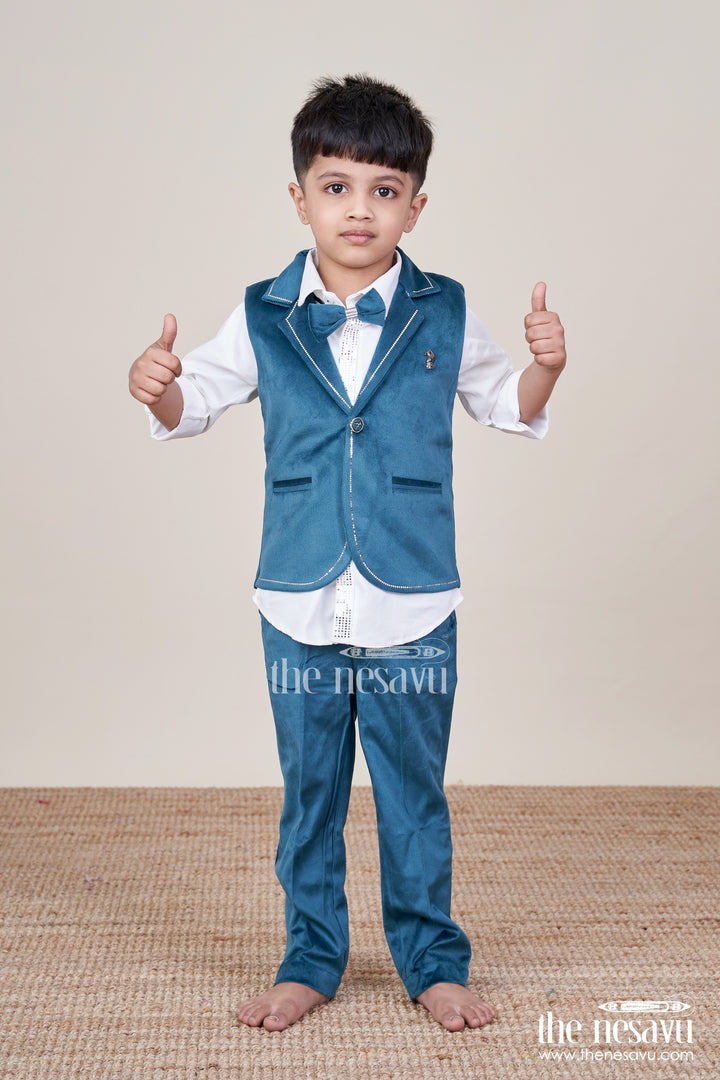 Boys Festive Waistcoat Set for Birthday Parties and Special Events