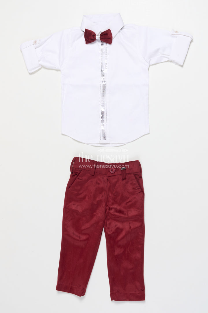 Boys Birthday Outfit with Waistcoat and Bowtie for Festive Occasions