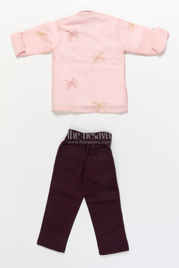 Casual Shirt and Pant Set for Toddler Boys for Everyday Outings