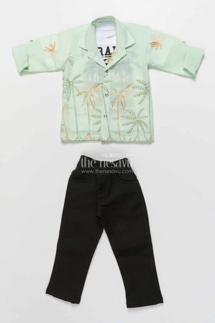 Boys casual blazer set for outings and everyday dressing