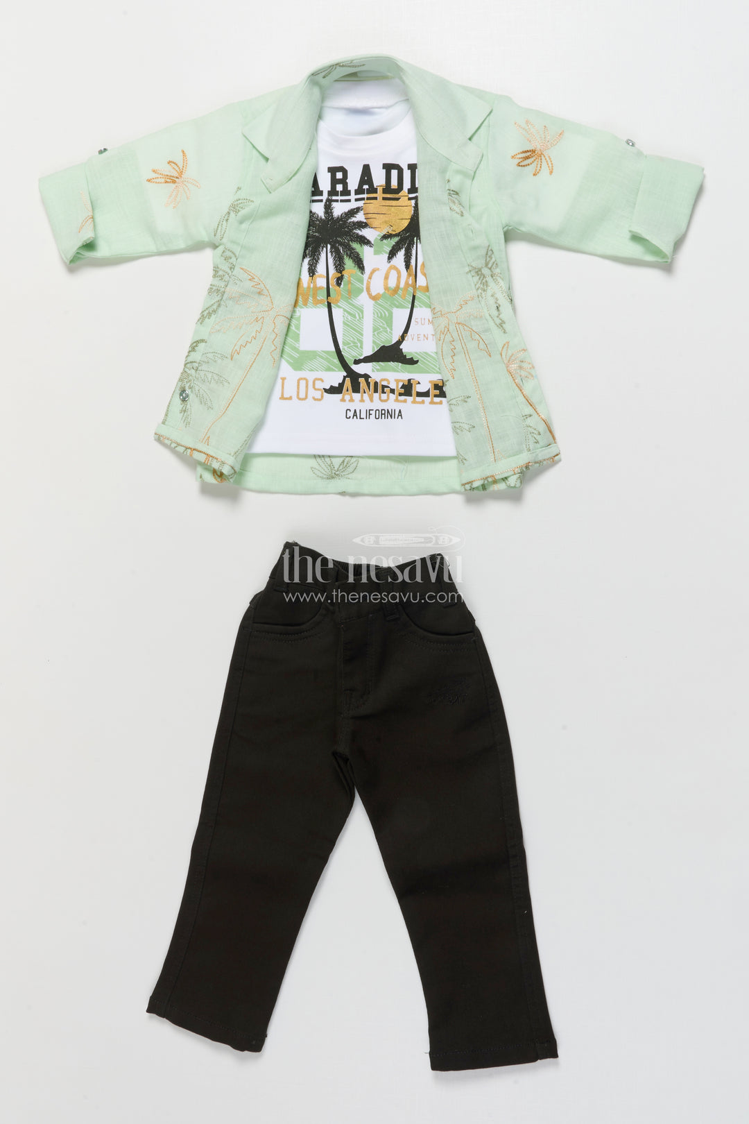 Boys casual blazer set for outings and everyday dressing