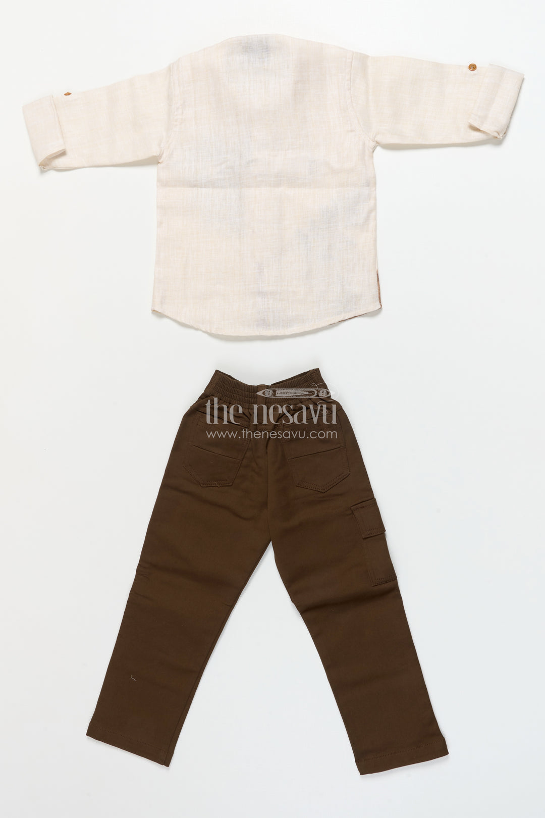 Printed Cotton Blazer Set for Toddler Boys for Birthday and Play Events