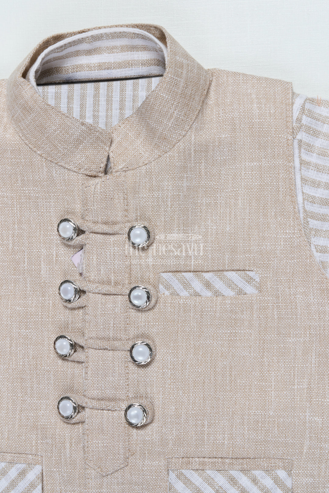 Boys Striped Casual Set for Festive Day Outs and Celebrations