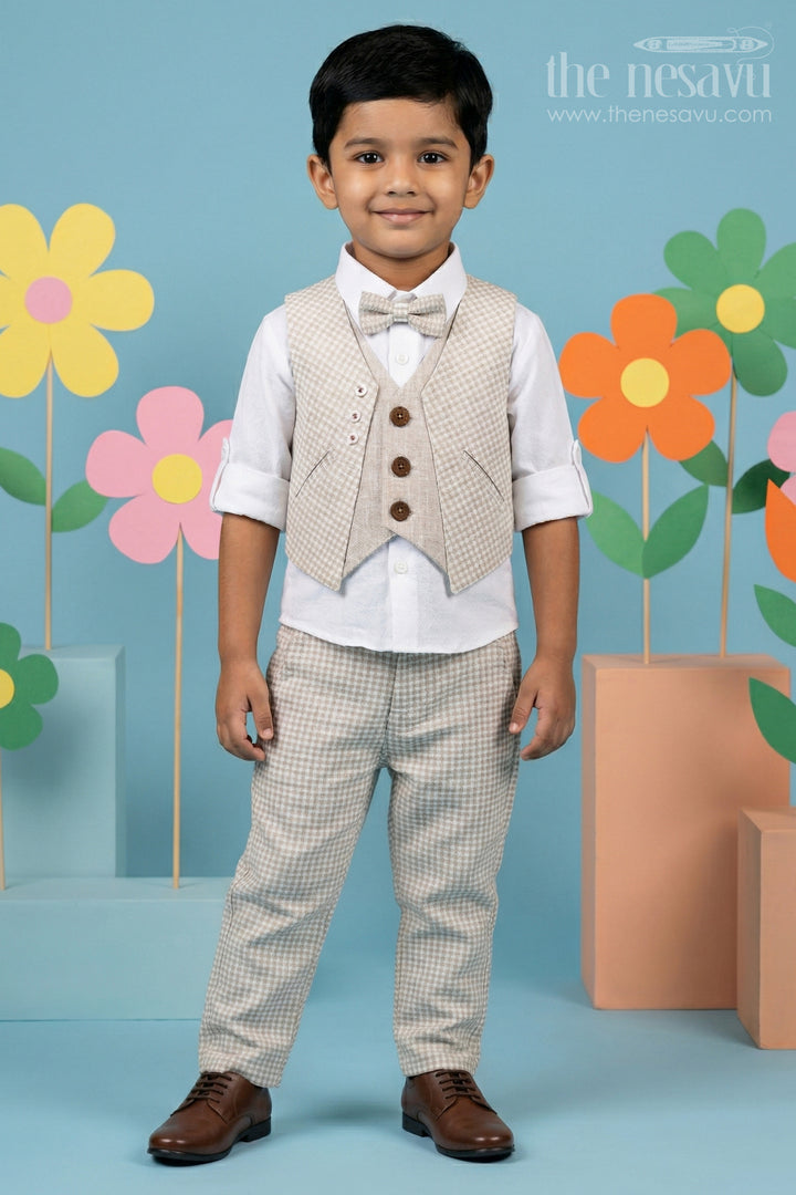 Boys Jacket Set for Weddings and Festive Family Celebrations