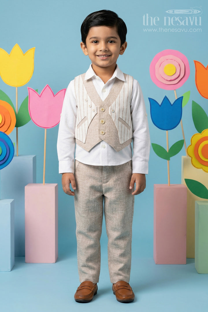 Boys Traditional Jacket Set for Festive Celebrations and Cultural Events