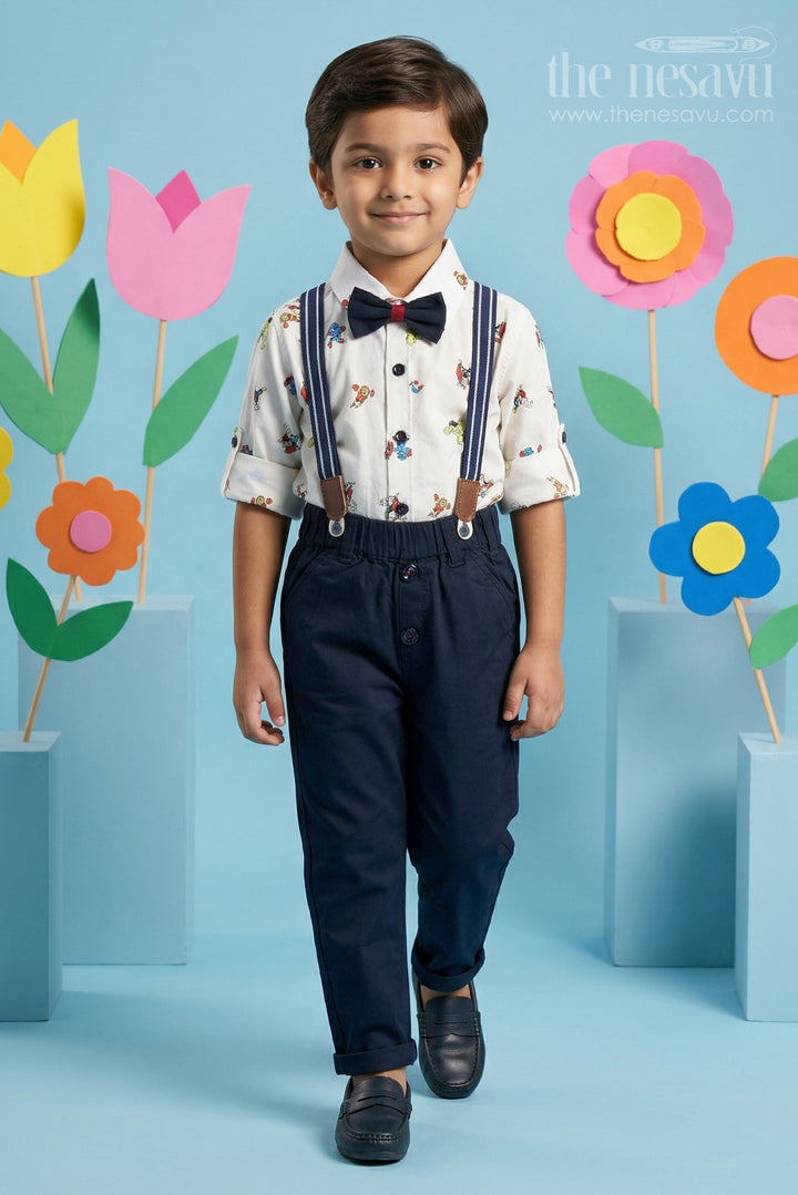 Boys Casual Shirt and Pant Set for Outings and Playdates