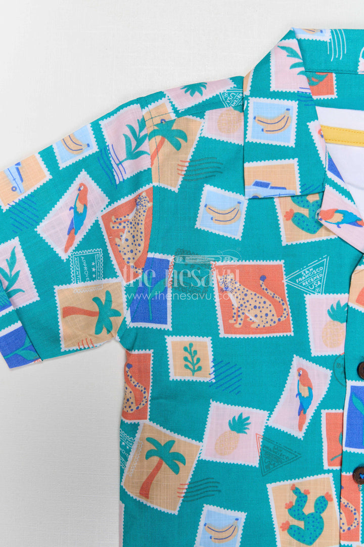 Boys Printed Co Ord Set for Holidays and Casual Daily Wear