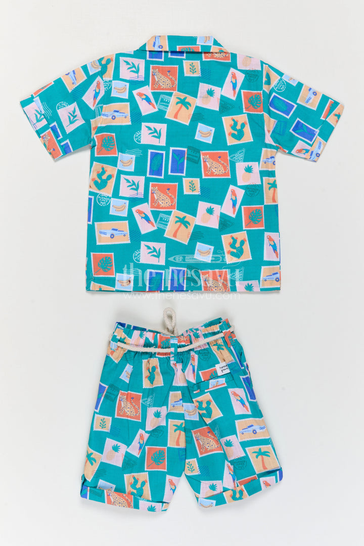 Boys Printed Co Ord Set for Holidays and Casual Daily Wear
