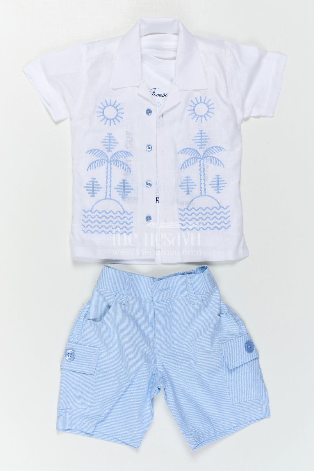 Boys Cotton Casual Set for Summer Outings and Playtime