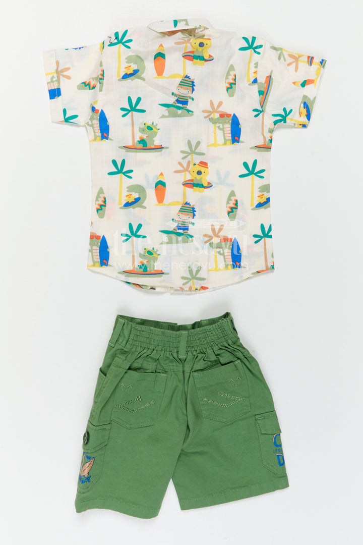 Boys Cotton Casual Set for Playtime and Summer Day Outings