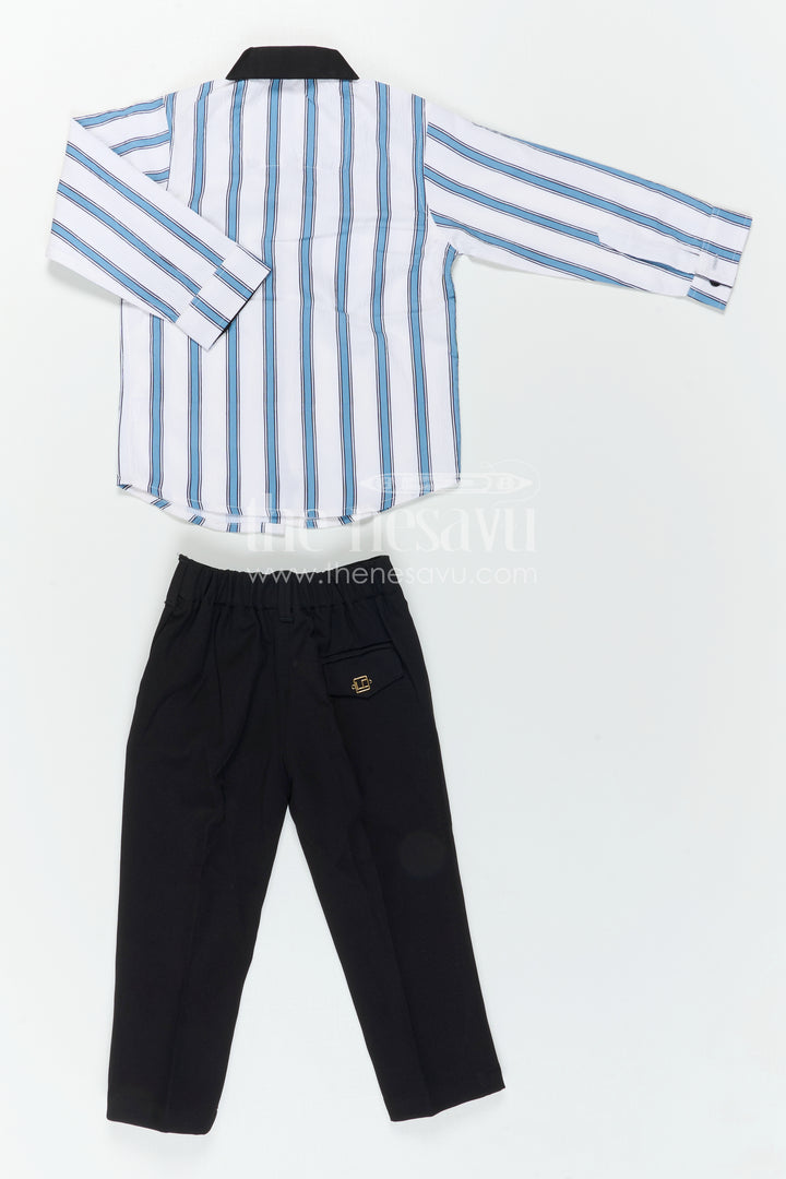 Boys Casual Shirt and Pants Set for Outings and Smart Everyday Wear