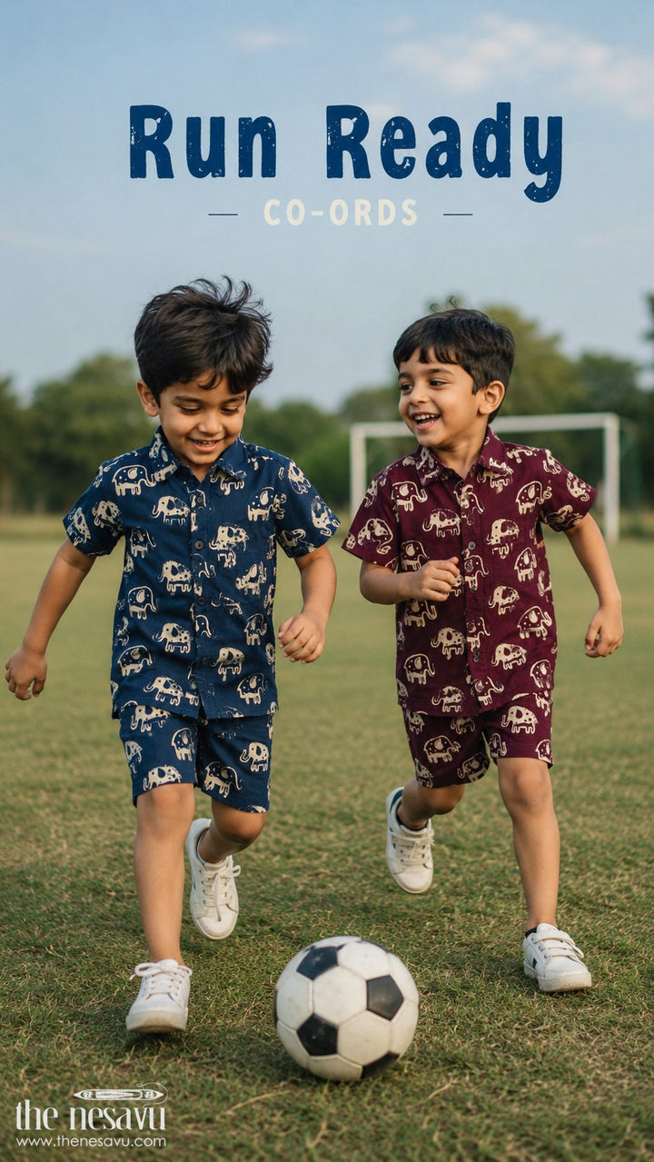 Boys Matching Outfit for Summer Travel and Playtime