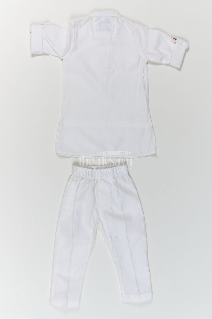 Jacket Kurta Set for Boys with Smart Tailoring for Weddings and Parties