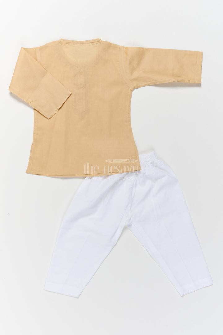 Boys Kurta Pajama Set with Smart Tailoring for Family Functions