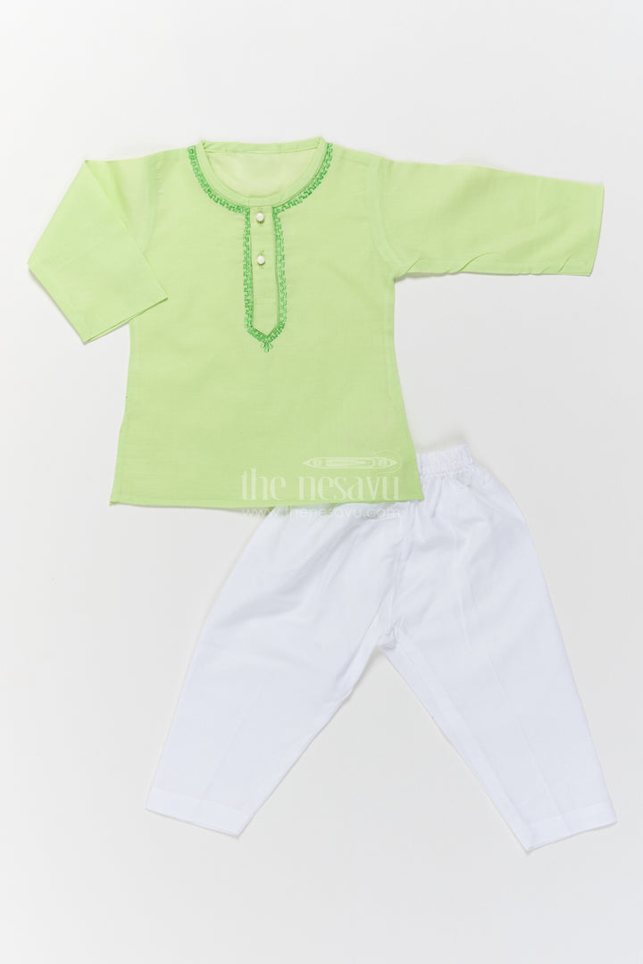 Boys Festive Kurta Set with Smart Tailoring for Weddings and Parties