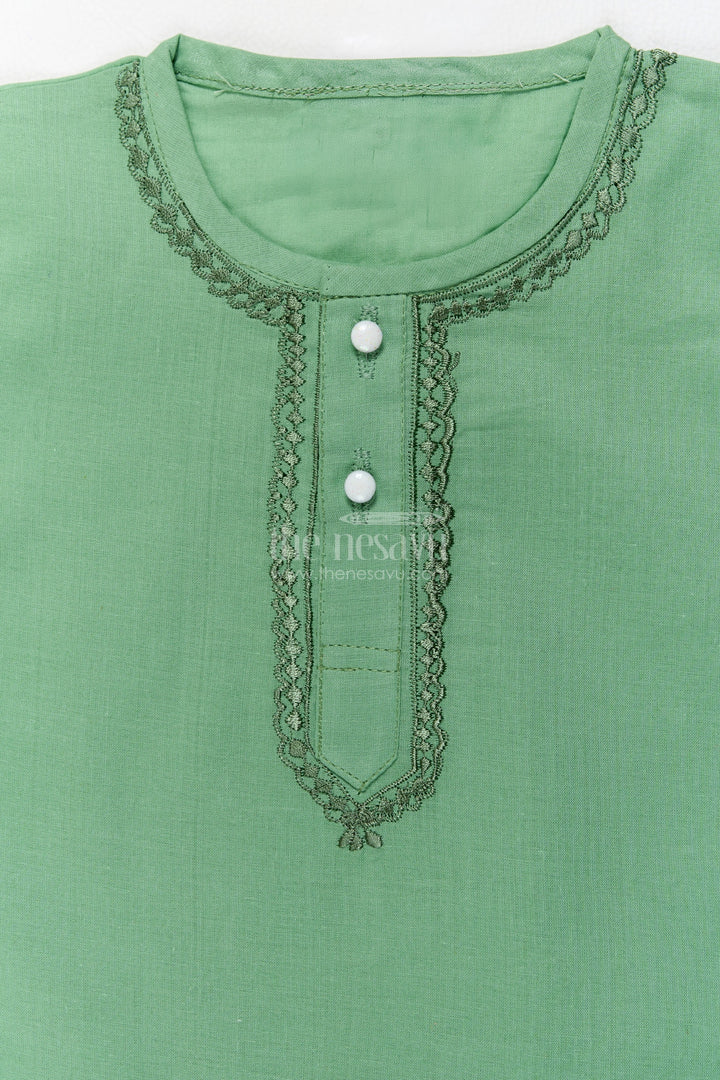 Boys Dhoti Kurta Set with Smart Tailoring for Family Functions