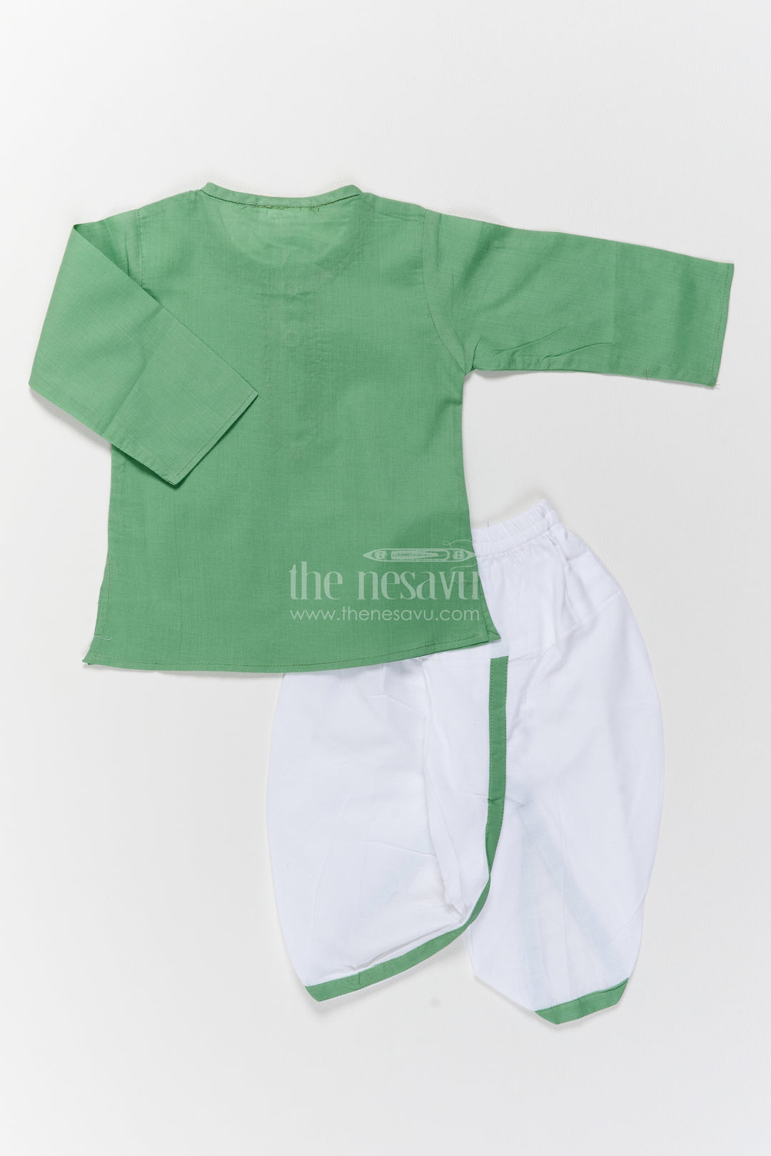 Boys Dhoti Kurta Set with Smart Tailoring for Family Functions