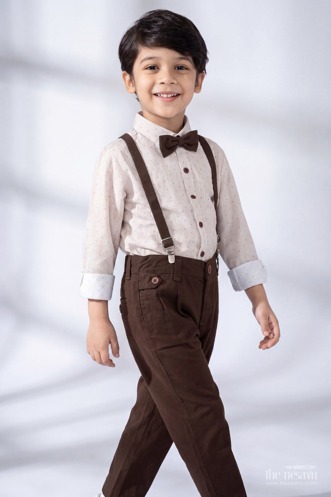 Baby Boy Shirt and Shorts Set with Smart Tailoring for Weddings and Parties