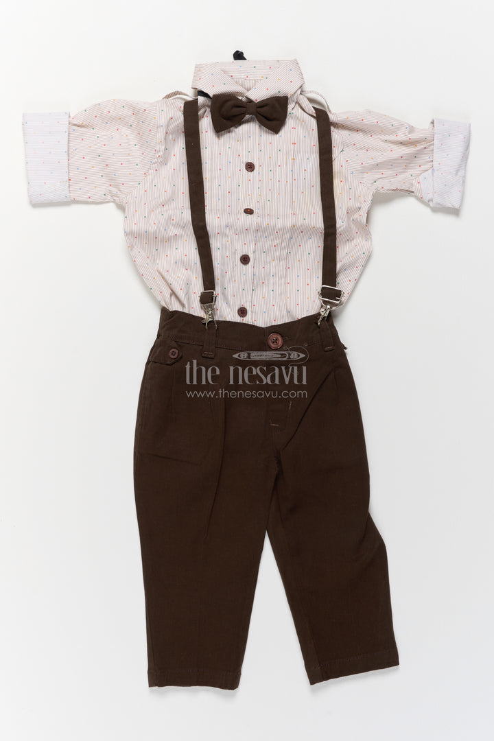 Baby Boy Shirt and Shorts Set with Smart Tailoring for Weddings and Parties