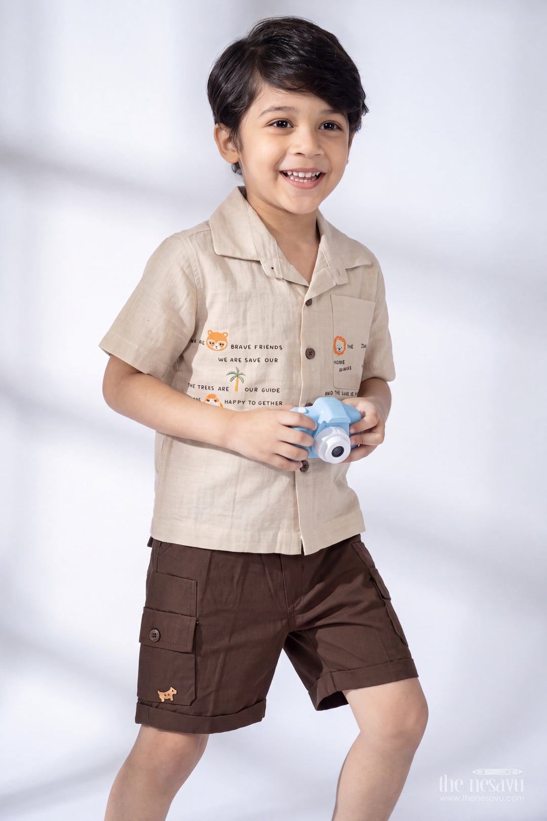 Boys Casual Set with Smart Tailoring for Festive Occasions