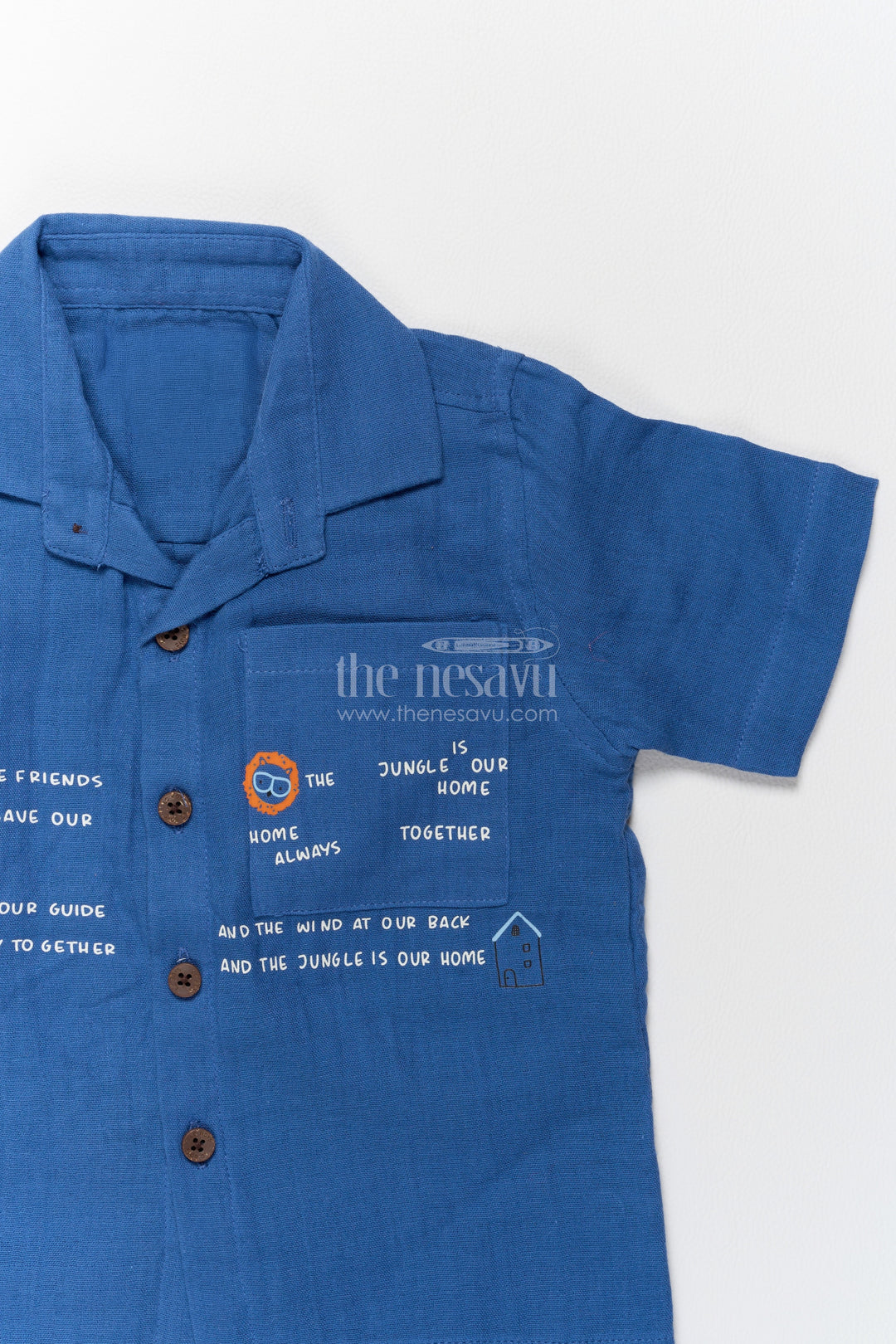 Baby Boy Shirt and Shorts Set in Blue for Celebrations and Photos