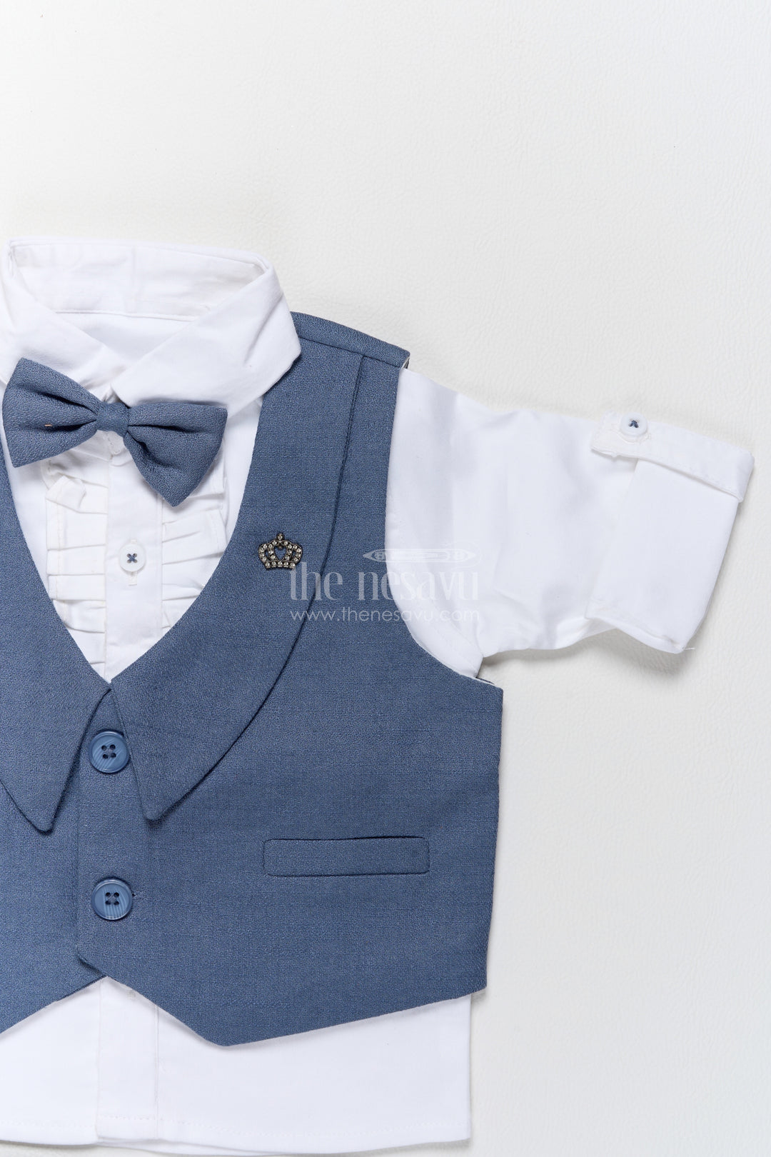 Boys Nehru Jacket Set with Smart Tailoring for Family Functions