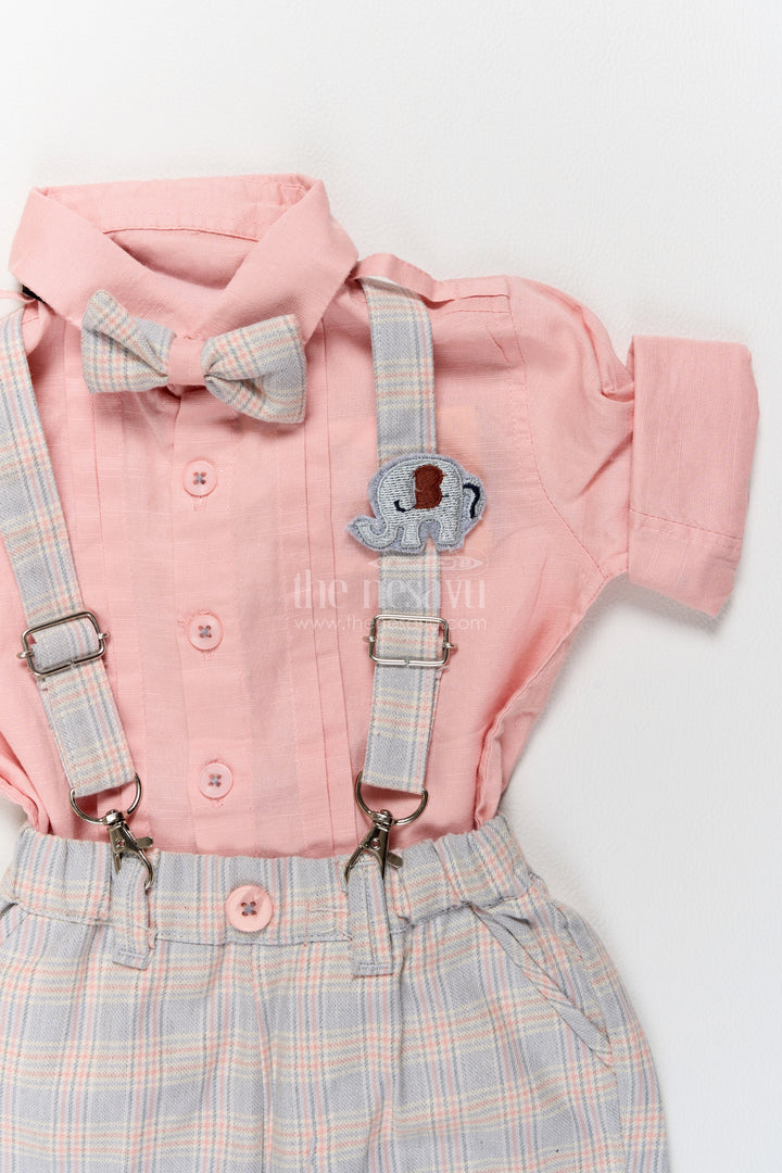 Baby Cotton Set in Peach with an Occasion Ready Finish