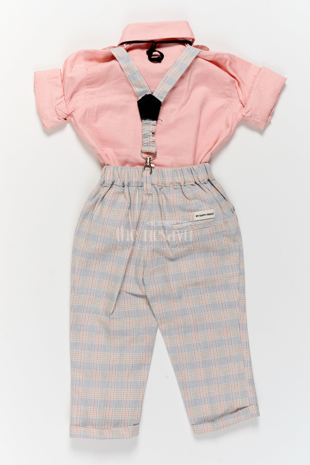 Baby Cotton Set in Peach with an Occasion Ready Finish